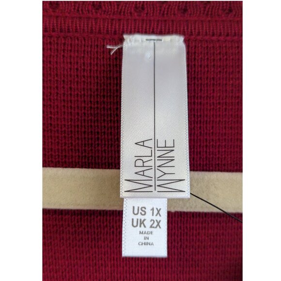 Marla Wynne Toggle Grommet Collar wrap cardigan - Picture 7 of 9